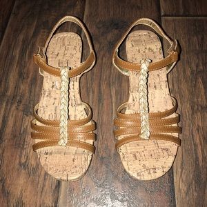 💥 3/$15 Girls wedge sandals